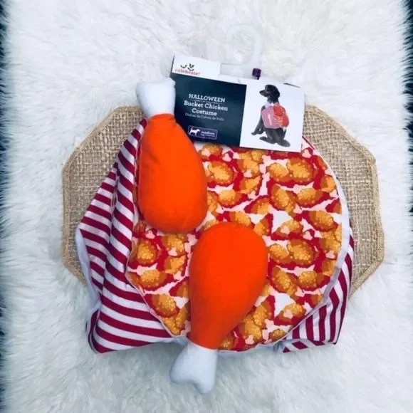 Bucket of Chicken Dog Costume NEW - Picture 2 of 7